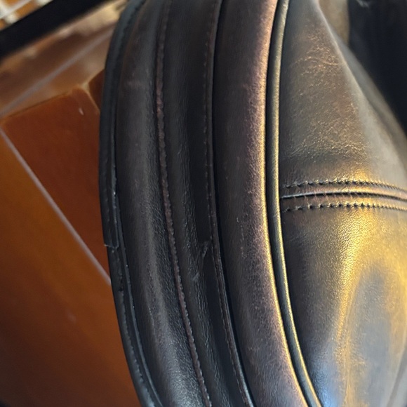 Coach Black Leather Shoulder Bag - Picture 7 of 10